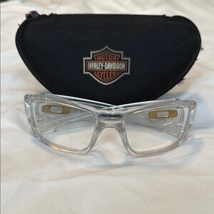 Oakley Fuel Cell clear Glasses with Protective Case